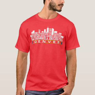 Denver Basketball Team 23 Spieler Roster Denver Ci T-Shirt