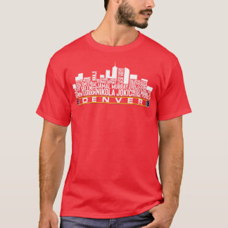 Denver Basketball Team 23 Spieler Roster Denver Ci T-Shirt