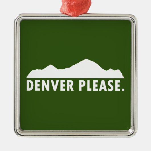 Denver bitte ornament aus metall (Vorne)