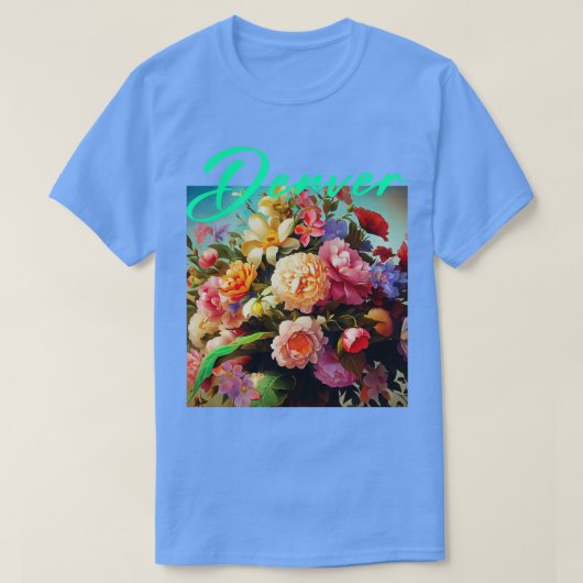 Denver Blume T-Shirt (Design vorne)
