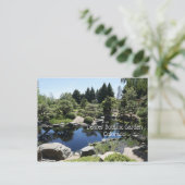 Denver Botanic Garden Postkarte (Stehend Vorderseite)
