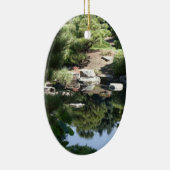 Denver Botanic Japanischer Garten Reflektionen Keramikornament (Rechts)