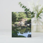 Denver Botanic Japanischer Garten Reflektionen Postkarte (Stehend Vorderseite)