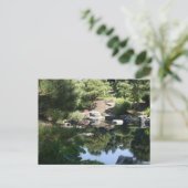 Denver Botanic Japanischer Garten Reflektionen Postkarte (Stehend Vorderseite)