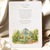 DENVER Botanische Gärten Woodland Mosaic Wedding Einladung