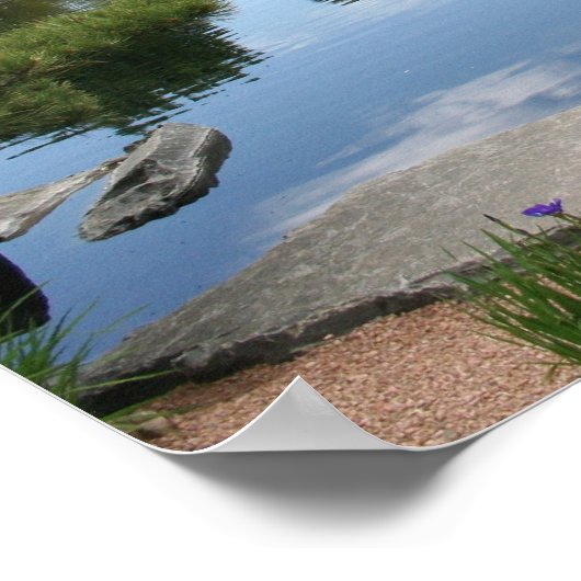 Denver Botanischer Garten Teich Poster (Ecke)