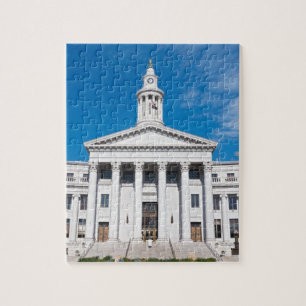 Denver City and Landkreis Gebäude Eintritt Puzzle