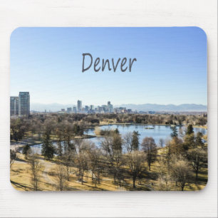 Denver City and Mountains Colorado Mousepad