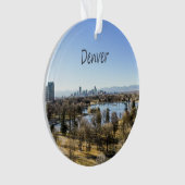Denver City and Mountains Colorado Ornament (Vorderseite)