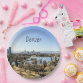 Denver City and Mountains Colorado Pappteller (Party)