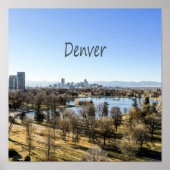 Denver City and Mountains Colorado Poster (Vorne)