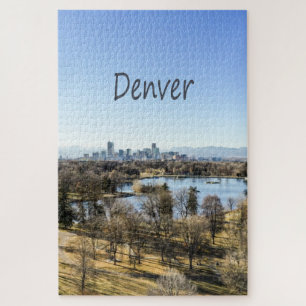 Denver City and Mountains Colorado Puzzle