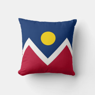 Denver City Flag American MoJo Pillow Kissen