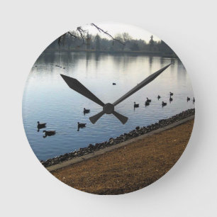 Denver City Park, Denver, Colorado Runde Wanduhr