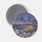 Denver City Skyline and Coors Field at Night Magnet (Vorderseite/Rückseite)