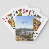 Denver City und Mountain Colorado Spielkarten (Rückseite)