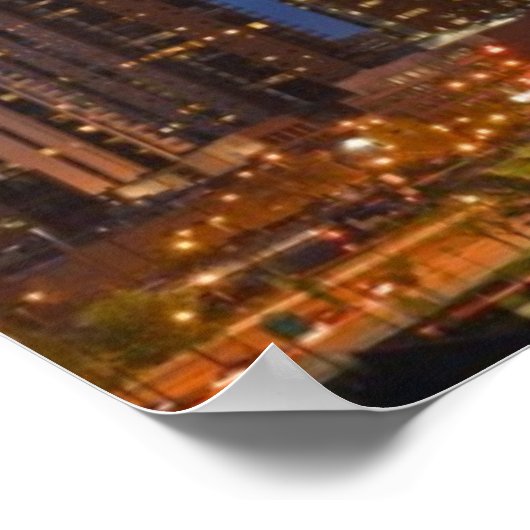 Denver Cityscape Poster (Ecke)