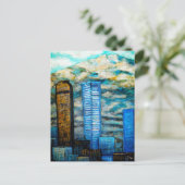 Denver Cityscape, Postkartenmalerei Postkarte (Stehend Vorderseite)
