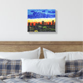 Denver, Co skyline Leinwanddruck (Insitu (Schlafzimmer))
