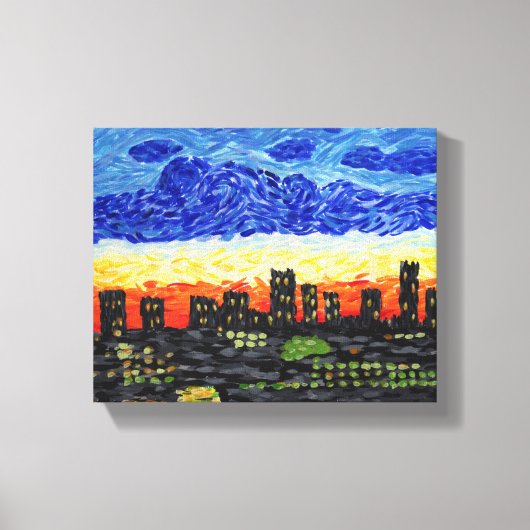 Denver, Co skyline Leinwanddruck (Vorderseite)