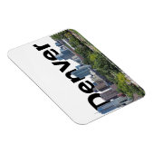 Denver CO Skyline mit Denver im Himmel Magnet (Rechte Seite)