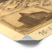 Denver Colorado 1881 Panoramakarte Poster (Ecke)