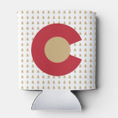 Denver Colorado Begrüßung der Skyline Dosenkühler (Rückseite)