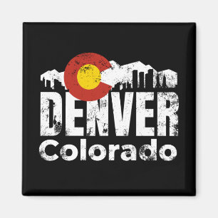 Denver Colorado Berge Magnet