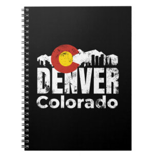 Denver Colorado Berge Notizblock