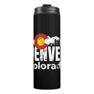 Denver Colorado Berge Thermosbecher
