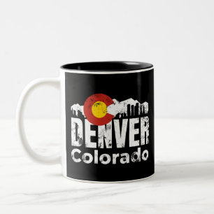 Denver Colorado Berge Zweifarbige Tasse