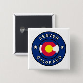 Denver Colorado Button (Vorne & Hinten)