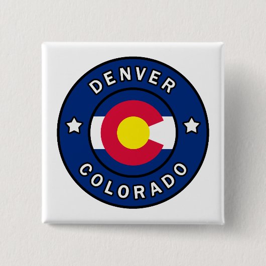 Denver Colorado Button (Vorderseite)