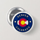 Denver Colorado Button (Vorne & Hinten)