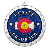 Denver Colorado Dartscheibe (vorne)