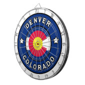Denver Colorado Dartscheibe (Vorderseite rechts)