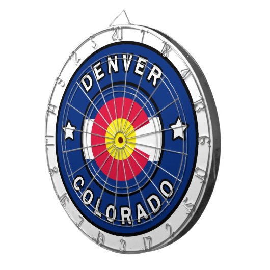 Denver Colorado Dartscheibe (Vorderseite rechts)