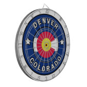 Denver Colorado Dartscheibe (Vorderseite Links)