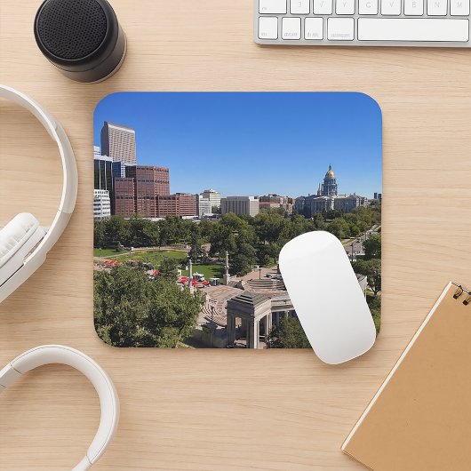 Denver Colorado Downtown Landscape Photo Mousepad
