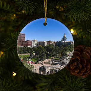 Denver Colorado Downtown State Capitol Keramik Ornament