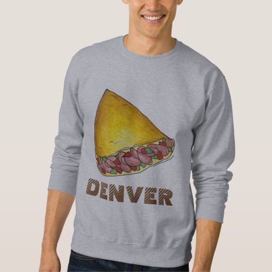 Denver Colorado Egg Omelet Omelet Sweatshirt (Vorderseite)