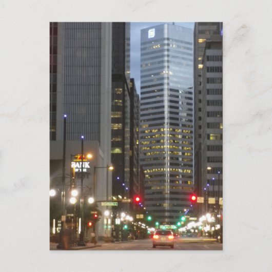 Denver, Colorado - Eine Stadt mit hohen Temperatur Postkarte (Vorderseite)