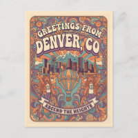 Denver Colorado Erklimme die Höhen auf Hippie-Art