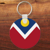 Denver (Colorado) Fahne Schlüsselanhänger (Vorderseite)