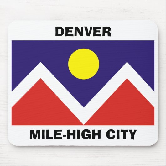 Denver, Colorado Flag Mousepad (Vorne)