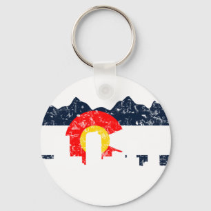 Denver Colorado Flag Schlüsselanhänger