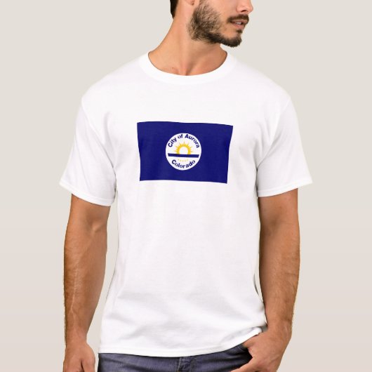 Denver, Colorado Flag T-Shirt (Vorderseite)