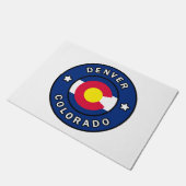 Denver Colorado Fußmatte (Schrägansicht)