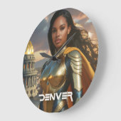 DENVER - COLORADO GROßE WANDUHR (Winkel)