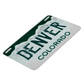 Denver Colorado grüner Nummernschildmagnet Magnet (Linke Seite)